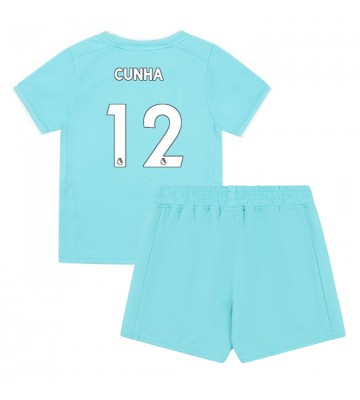Maillot de foot Wolves Matheus Cunha #12 Troisième enfant 2023-24 Manches Courte (+ pantalon court)